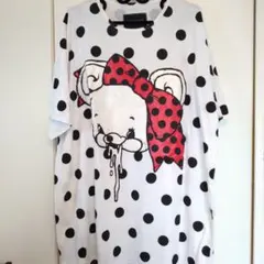 yaponskii よだれベア ドットリボン ビックTシャツ monomaniaのサムネイル