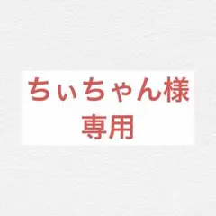 ちぃちゃん様専用