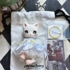 cocoriang mocka 白猫　天使　ワンオフ　ブライス　球体関節人形