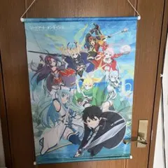 電撃屋期間限定 特典 シノン&リーファ B2タペストリー SAO - メルカリ