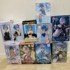 レム ラム　フィギュアセット リゼロ　まとめ売り10点