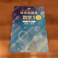 体系問題集 数学1 新課程 書き込みあり 数研出版 中高一貫