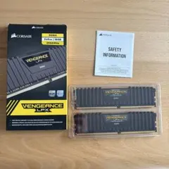 CORSAIR DDR4-2666MHz 8GB×2枚キット CORSAIR - CORSAIR DDR4-2666MHz VENGEANCE 8GBX2枚キットの通販 by