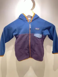patagonia フリースジャケット 青/紫　3T 100cm