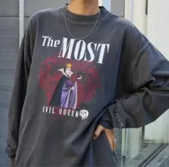 新品⭐︎DisneyVillains別注ピグメント加工ビッグシルエットプリント長袖のサムネイル