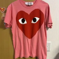 PLAY COMME des GARÇONS L 赤白ストライプ長袖Tシャツ - メルカリ