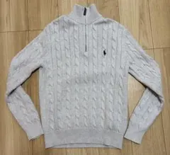 POLO RALPH LAUREN ケーブルニット ハーフジップ