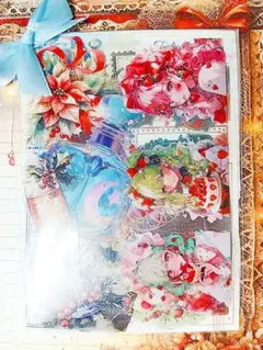 クリスマス コラージュ素材詰め合わせ