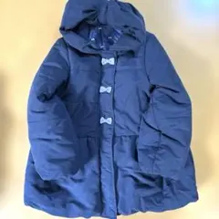 anyFAM ネイビー フード付き コート 120