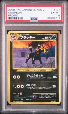 2000年 ブラッキー NEO 2 ホロカード　PSA7 PSA10】ブラッキー （neo2） - VALUABLE CARD TOKYO