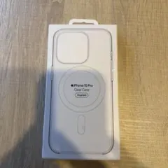 iPhone 15 Pro 純正クリアケース MagSafe対応