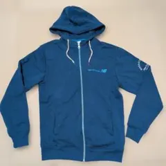 【NEW BALANCE】新品未使用スウェットパーカー ネイビーブルー 男女兼用のサムネイル
