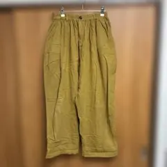 マスタード色ワイドパンツ Fサイズ