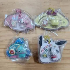 サンリオ　チョコボーロ　キーホルダー　マイメロ　ポム　ポチャッコ　ハンギョドン