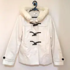 earth music & ecology ダッフルコート M ホワイト