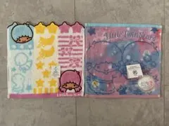 新品未使用品　リトルツインスターズ　キキララ　ミニタオル　2枚セット