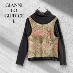 【GIANNI LO GIUDICE】【L 40】シアータートル　レトロ　異素材のサムネイル