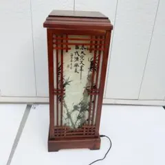 木製スタンドライト　灯籠型　69.5cm間接照明　和風スタンド　行灯　時代劇小物 木製スタンドライト 灯籠型 69.5cm間接照明 和風スタンド 行灯 時代劇