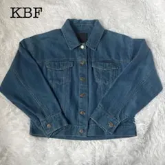 KBF ショート丈 Gジャン デニムジャケット ワンサイズ