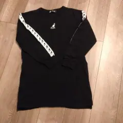 KANGOL KIDS ブラック長袖チュニック
