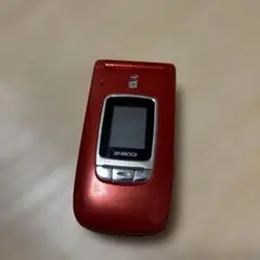 ドコモ docomo SH900i RED レッド ガラケー 携帯 通信確認済