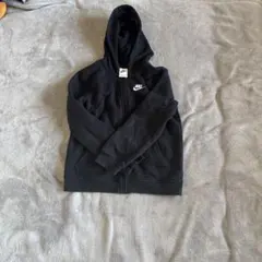 Nike 黒 ジップアップパーカー