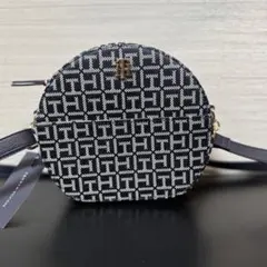 Tommy Hilfiger ショルダーバッグ ボディ ネイビー ブラック ①