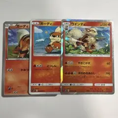 ガーディⅹ2＆ウインディ進化セット