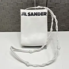 さ*く様 JIL SANDER タングルスモール　ホワイトショルダーバッグ