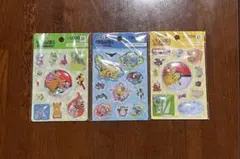 【韓国限定】ポケモン　ウォーターシール　３種