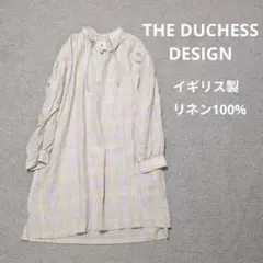 THE DUCHESS　イギリス製　リネンシャツ　ワンピ　チュニック　チェック