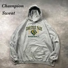 Champion古着コムストックパークベースボール スウェットパーカー AG61