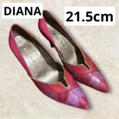 DIANA ピンク系 ヒールパンプスのサムネイル