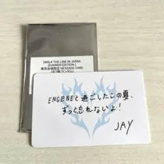 ENHYPEN 味スタ 会場グッズ特典 メッセージカード ジェイ