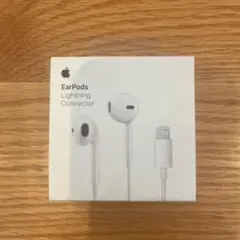 新品未使用 箱付き 純正 Apple EarPods Lightning