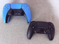 PS5 DualSense コントローラー 青 黒 2色セット(概要欄必読)