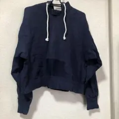 CHAMPION 80s トリコタグ preloved リメイク navy