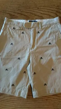 値下げしました！Rugby Ralph Laurenスカル刺繍チノショートパンツ