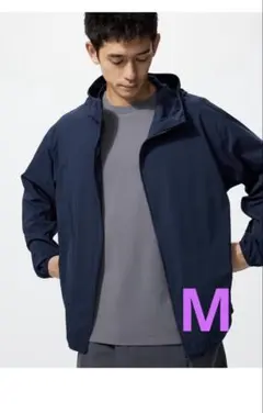 ポケッタブルUVカットパーカ/NANODESIGN 2026モデル　ネイビー　M