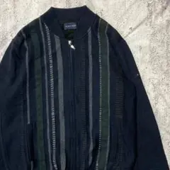 【Enzo Lorenzo】JACKY PEER 3Dデザイン ニットジャケット