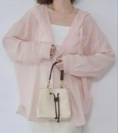 wego シアーシャツ　ピンクのサムネイル