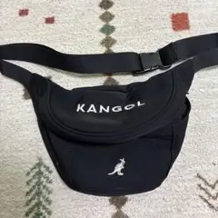 KANGOL ボディバッグ ウエストポーチ ブラックのサムネイル