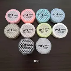 mt deco　 ドット柄　 マスキングテープ セット