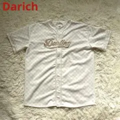 美品 Darich ダーリッチ ベースボールシャツ ホワイト×ゴールド Freeのサムネイル