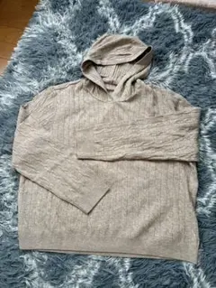 ユニクロ　ウォッシャブルニット　ケーブルパーカー　サイズ3XL タグ付き未使用