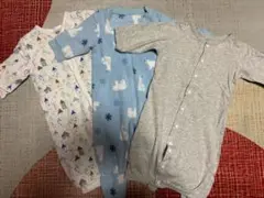 H&M CoMME CA ロンパース カバーオール 60cm相当 3枚セット