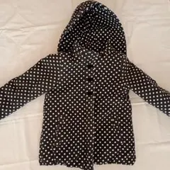 BUZZ FUZZ ドット柄ダウンコート 140