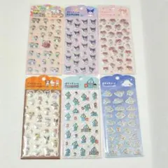 ぷくっとシール サンリオ マイメロ クロミ ハンギョドン キティ シナモロール