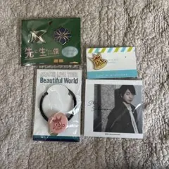 【美品】嵐 櫻井翔 グッズ まとめ売り ましかくメモ ヘアゴム ライブ