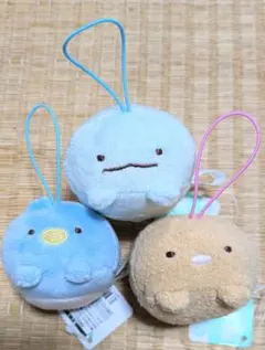 すみっコぐらし　うつぶせゴムひも付きマスコット　パート3 3個セット